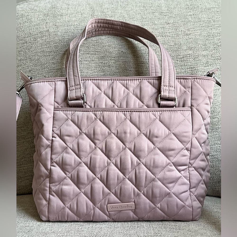 Vera Bradley Multi-Strap Shoulder Bag in Performance Twill Dover Mauve